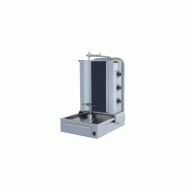 Gril à kebab électrique professionnel – 3 brûleurs – 30 kg – moteur bas – 68 x 57 cm – Réf. AKS-SGS-DS-45 - AKS-SGS-DS-45