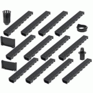 Helloshop26 - Canaux de drainage 12 pcs Plastique 12 m 02_0002989 - 3000105001534 Helloshop26 - Canaux de drainage 12 pcs Plastique 12 m 02_0002989 - 3000105001534
