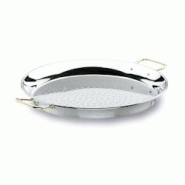 Lacor poêle à paella valencienne en acier 18/10 38 cm - Acier inoxydable 18/10 60138
