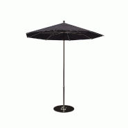 Parasol pour terrasse Pro Moorea rond Ø200cm armature + toile + housse - charbon
