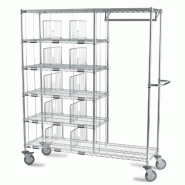 Sclessin 374.841 HYGIRACK Chariot 15 Casiers Professionnel - 374.841