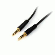 StarTech Cble slim audio stéréo de 3,5 mm (M/M) - 4,6 m