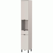 Vivabita Colonne de salle de bain moderne H 190 cm gris cachemire Ariana - 3665367398640 Vivabita Colonne de salle de bain moderne H 190 cm gris cachemire Ariana - 3665367398640