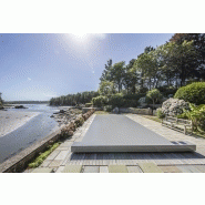 Abri piscine plat 4 saisons / motorisé / en pvc et en acier galvanisé_1