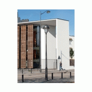 Mât d'éclairage public cylindrique bi-section ambiance / en aluminium_1