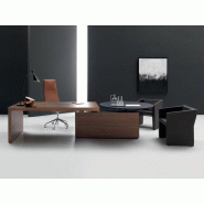 Bureau de direction avec extension laquée Bureau de direction avec extension laquée