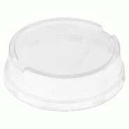 Couvercle haut PET transparent pour contenant aluminium 125ml et 150ml - par 100