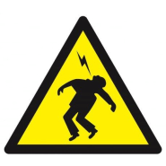 Danger haute tension 300x300x300mm TALIAPLAST | 629308 Danger haute tension 300x300x300mm TALIAPLAST | 629308