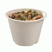Gobelet boisson chaude Bodega bagasse laminée blanche 240ml - par 300