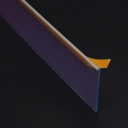 Porte étiquette 73 x 1000 adhésif - Blanc pur RAL 9010_0