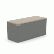 Pouf rectangulaire Ilun Sokoa L100 cm personnalisable
