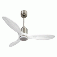 PURLINE Ventilateur de plafond Réversible  Thermostat Dimmable Wifi Moteur à courant continu Toits en pente Télécommande Lumière à trois tons Hy