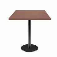 RestooTab - Table Rome 70x70cm rosso jaipur fenix - rouge Bois manufacturé TB-ROM-7070M-ROSS.J