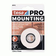 Ruban adhésif double face Montage Pro peint 1.5M X 19Mm 66743 TESA - 4063565115578
