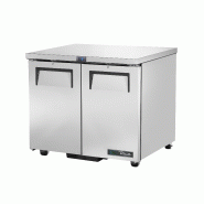 Sous-comptoir encastrable positif 2 portes pleines 201L True