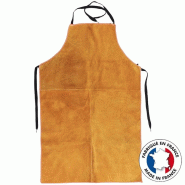 Tablier de soudeur en croute de bovin 90x70 Tablier de soudeur en croute de bovin 90x70