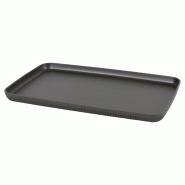ADRIER - CC-0111-BLK - (Pack de 4 unités) - Plateau rectangulaire GN 1/1 prof. 3 cm - Noir - noir plastique CC-0111-BLK