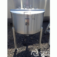 Bac de lancement LBL 200 L avec demi-couvercle, sondes de niveau et piquages 63.5