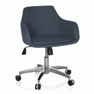 Chaise de bureau / Chaise pivotante SHAPE 100 gris foncé hjh OFFICE - gris polyester 670530