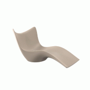 Chaise longue design SURF - écru