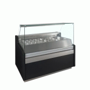 Comptoir saladette de préparation réfrigéré vitrée 2 portes - 1505x... - PSPID150