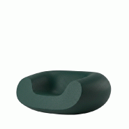 Fauteuil lounge in & out CHUBBY - vert pin