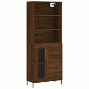 Helloshop26 - Buffet bahut commode armoire meuble de rangement organisateur cuisine salle de séjour salon haut 69,5 x 34 x 180 cm 02_0033899 - 300021 Helloshop26 - Buffet bahut commode armoire meuble de rangement organisateur cuisine salle de séjour salon haut 69,5 x 34 x 180 cm 02_0033899 - 300021