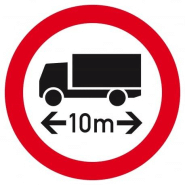 Interdit aux vehicules de plus de 10m de long d.300mm TALIAPLAST | 622289 Interdit aux vehicules de plus de 10m de long d.300mm TALIAPLAST | 622289