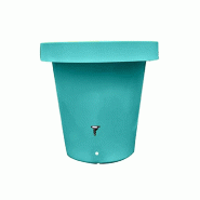 PLAST'UP ROTOMOULAGE Carré de plantation récupérateur d'eau de pluie mural lluvia 420l - MENTHEFRAICHE - bleu 0750122560448