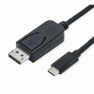 ROLINE Câble adaptateur type C - DisplayPort, v1.4, M/M, 1 m_0