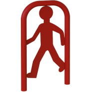 Arceau de signalisation LE PIETON A Sceller - sur platine Arceau de signalisation LE PIETON A Sceller - sur platine
