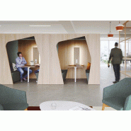 Box acoustique bois Komunikube Box acoustique bois Komunikube