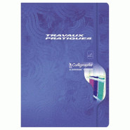 Calligraphe Lot de 10 Cahier Travaux Pratiques Ligne 7000 A4, 96p./48 feuilles 70 g/m² / 90 g/m² piquées, Séyès / uni - 3210330075983