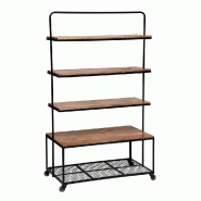 Etagère centrale New York L107 x P61 x H184 cm