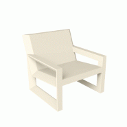 Fauteuil lounge in & out FRAME - crème