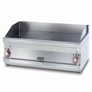 Fry Top électrique plan de travail lisse 2 zones de cuisson. Plaque cm 99,5x45. Dimensions 100x60 h28. Modèle FTLT-610ET - 2309