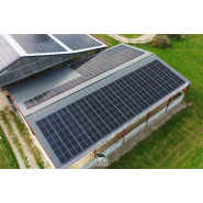 Hangar photovoltaïque  agricole - 589 panneaux - 1450m² - 262 kWc