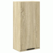 Helloshop26 - Armoire de salle de bain murale classique 32 x 20 x 67 cm rangement facile en bois d'ingénierie chêne sonoma 02_0049705 - Bois massif