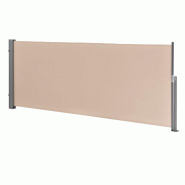Helloshop26 - Store pour balcon latéral acier polyester 120 x 300 cm sable 03_0006572 - acier 3001804682727