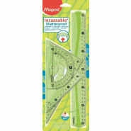 Maped Equerre 45° hypoténuse 26 cm - incassable, coloris assortis - M244304
