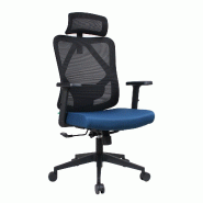 OfficeSense OS40 Chaise de Bureau Ergonomique – Inclinable dans toutes les positions – Bleu - bleu plastique 8721042800589