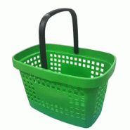Panier magasin Kyde 28 litres - apte au contact alimentaire - anse verrouillable - compatible chariot porte-panier Deky Panier magasin Kyde 28 litres - apte au contact alimentaire - anse verrouillable - compatible chariot porte-panier Deky