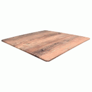 Plateau carré de table extérieur Smartline 60x60cm décor Atacama Cherry