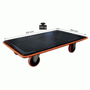 Plateau roulant acier 150 et 300 kg PRAL30 Plateau roulant acier 150 et 300 kg PRAL30