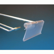 Porte étiquette 30 x 110 pour broche - Transparent_0