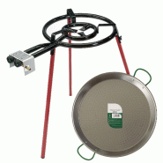 San Ignacio - Poêle à paella polie 46 cm, brûleur 400 mm, collection LA DEHESA - plastique SANR405 San Ignacio - Poêle à paella polie 46 cm, brûleur 400 mm, collection LA DEHESA - plastique SANR405