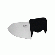 Schneider - Couteau de chef - lame étroite, taille : 18 cm - manche noir - noir inox 260831