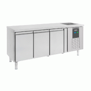 Table réfrigérée avec plonge 3 portes ventilé - P7450.0215