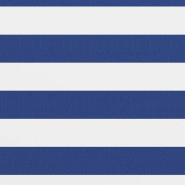 VidaXL Écran de balcon Blanc et bleu 120x500 cm Tissu Oxford Modèle Ombre Contemporaine - bleu 134922