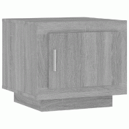 VidaXL Table basse sonoma gris 51x50x45 cm bois d'ingénierie Modèle Sirius Élégance Plus - 817229XL